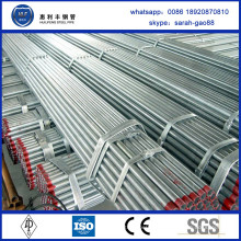 China Fábrica de alta qualidade pré-galvanizado tubo quadrado e tubo